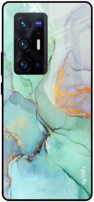 QRIOH Back Cover for Vivo X70 Pro Plus(Multicolor, Grip Case, Silicon)