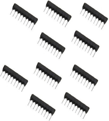 Technical hut 10 Pieces 10K Ohm Through Hole Resistor Network Electronic Components Electronic Hobby Kit