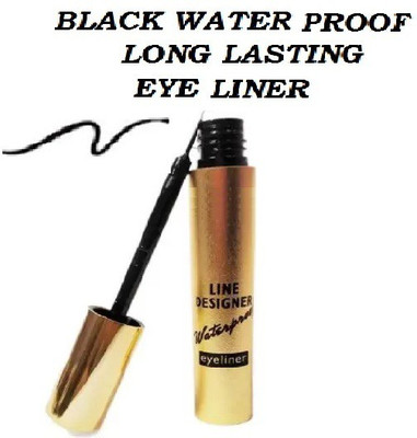 GFSU BEST FOR EYE MAKE UP PROFESSIONAL USE BLACK LIQUID ULTRA LIGHTAND FLEXIBLE LINER 8 ml(BLACK)