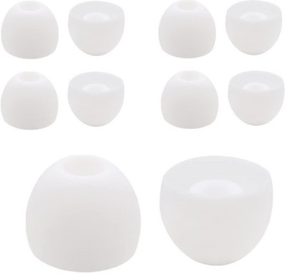 Newvent LAZI Large (10 Pcs/5 Pair) Soft Silicone Bluetooth Earp... In The Ear Headphone Cushion(Pack of 1, Multicolor)