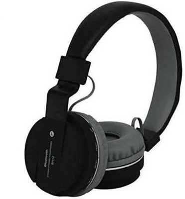 SANNO WORLD SH12 Wireless Headphone for All Smart Devices Bluetooth Headset Bluetooth(Black, On the Ear)