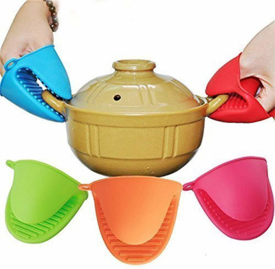 Bakedude Multicolor Silicon Kitchen Linen Set(Pack of 2)
