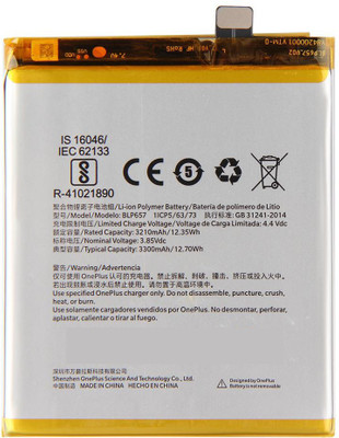 SUPERCART Mobile Battery For  Oneplus 6 Original BLP657 A6000 /A6003 / Oneplus Six One Plus 6 One+6 1+6