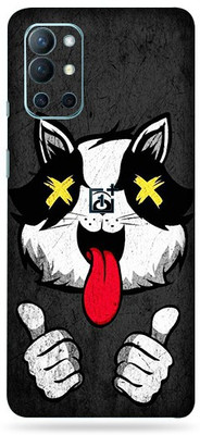 BUGGU OnePlus 9R 5G Mobile Skin(Ultra Super Crazy Cat Skin With High Matte Finish, Mobile Skin (Back+Side+Camera))