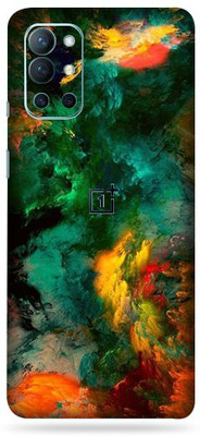 AsSkin OnePlus 9R 5G, one plus 9r 5g Mobile Skin(Ultra Super Multicolor Clouds Skin With High Matte Finish.,)