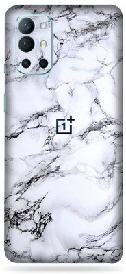 AsSkin One Plus 9R 5G, oneplus 9r 5g Mobile Skin(Ultra Super White Marble Skin With High Gloss Finish).,.)