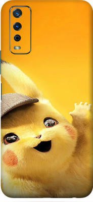 BugguSkin Vivo Y12S Mobile Skin(Ultra Super Baby Pikachu Skin With High Matte Finish.)