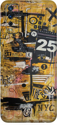 LAMHA Vivo Y12S Mobile Skin(Ultra Super Multicolor Graffiti Skin With High Mattte Finish.)