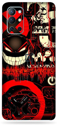 AsSkin OnePlus 9R 5G, one plus 9r 5g Mobile Skin(Ultra Super Red Graffiti Skin With High Matte Finish.,)