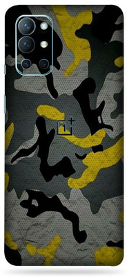AsSkin OnePlus 9R 5G Mobile Skin(Ultra Super Military Yellow Camouflage Skin With High Matte Finish.,Skin)