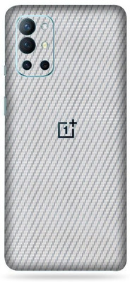 AsSkin OnePlus 9R 5G, one plus 9r 5g Mobile Skin(Ultra Super Silver Carbon Fiber Skin With High Matte Finish.,Skin)