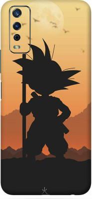 BugguSkin Vivo Y12S Mobile Skin(Ultra Super Goku Sunset Skin With High Mattte Finish.)