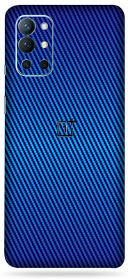 Jeeva Creation Oneplus 9R 5G Mobile Skin(Ultra SuperBlue Carbon Fiber Skin With High Matte Finish.)