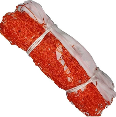 radion vollyball nylon heavy net 2.2mm orange Volleyball Net(Orange)