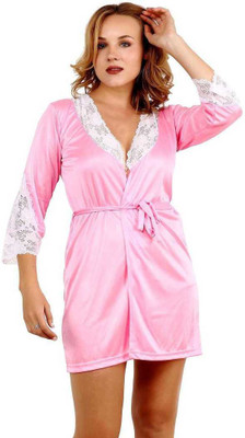 CELOSIA Women Robe(Pink)