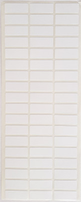 ROYAL STIC 1000 Ractanguar Sticker (25x10 mm) White Color Self-Adhesive Paper Label(White)