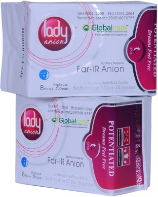 lady anion Far Infrared Sanitary Pad(Pack of 2)