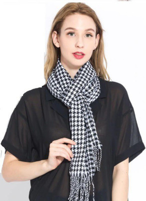 AlexVyan Self Design Cotton Blend, Wool Blend, Polyester Men & Women Fancy Scarf