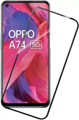 Gorilla Protection Tempered Glass Guard for Oppo A74 5G(Pack of 1)