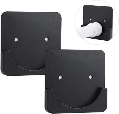 Tagve Glossy Shower Rod Hook(Black)
