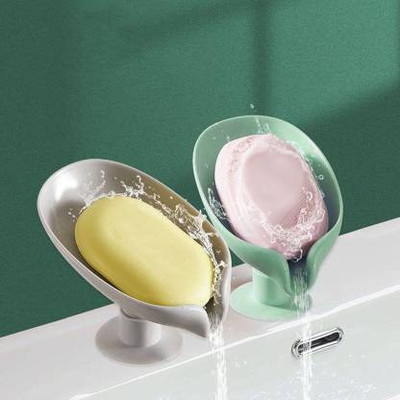 CHEAPER SHOP Soap Holder With Suction Cup Self Draining Counter And Sink 2 Pcs(Multicolor)
