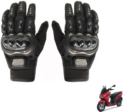 AuTO ADDiCT Bike / Motorcycle Riding Gloves (Black,XL) For Aprilia SXR 160 Riding Gloves(Black)