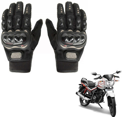 AuTO ADDiCT Bike / Motorcycle Riding Gloves (Black,XL) For Star City Plus Riding Gloves(Black)