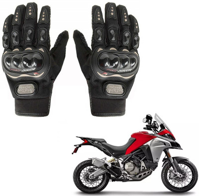 AuTO ADDiCT Bike / Motorcycle Riding Gloves (Black,XL) For Ducati Multistrada Riding Gloves(Black)
