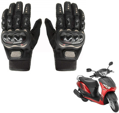 AuTO ADDiCT Bike / Motorcycle Riding Gloves (Black,XL) For Yamaha Alpha Riding Gloves(Black)