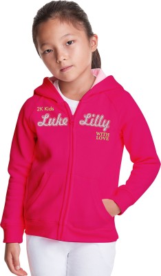 Luke and Lilly Full Sleeve Graphic Print Girls Sweatshirt