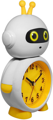 JMALL Analog Yellow, White Clock