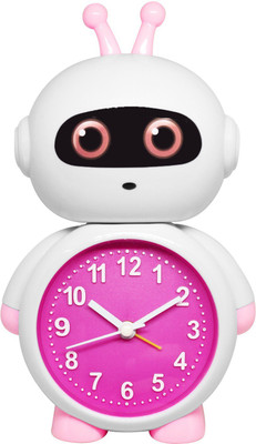 JMALL Analog Pink, White Clock