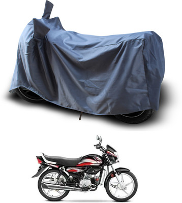 PAGORA Two Wheeler Cover for Hero(MotoCorp Pleasure Plus, Grey)