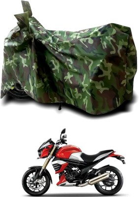 PAGORA Waterproof Two Wheeler Cover for Mahindra(Mojo UT 300, Green, Multicolor)