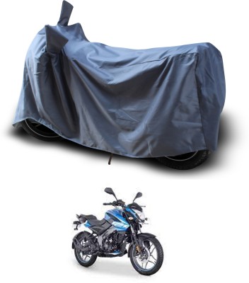 GOSHIV-car and bike accessories Waterproof Two Wheeler Cover for Bajaj(Pulsar 125, Grey)