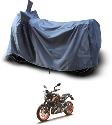 GOSHIV-car and bike accessories Waterproof Two Wheeler Cover for KTM(Duke 200, Grey)