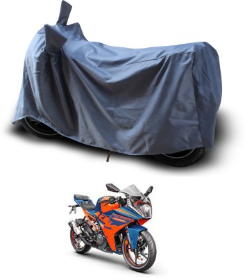 GOSHIV-car and bike accessories Waterproof Two Wheeler Cover for KTM(RC 390, Grey)