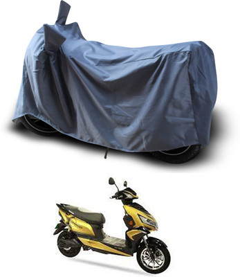 GOSHIV-car and bike accessories Waterproof Two Wheeler Cover for Okinawa(i-Praise, Grey)