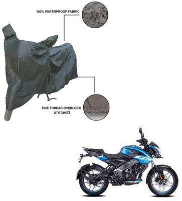 Pop Shade Two Wheeler Cover for Bajaj(Grey)