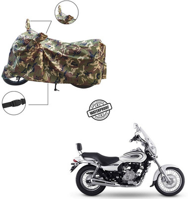 Home Ark Waterproof Two Wheeler Cover for Bajaj(Avenger 220 Cruise, Multicolor)