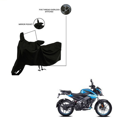 Pop Shade Two Wheeler Cover for Bajaj(Black)