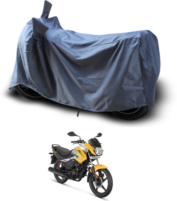 GOSHIV-car and bike accessories Waterproof Two Wheeler Cover for Hero(Passion Plus, Grey)