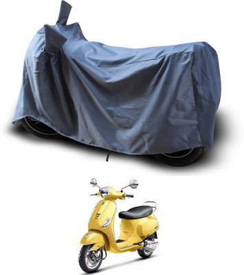 PAGORA Waterproof Two Wheeler Cover for Piaggio(Vespa VXL 125, Grey)