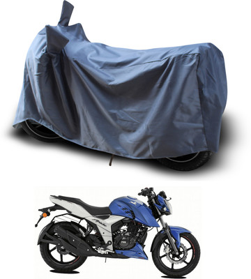 GOSHIV-car and bike accessories Waterproof Two Wheeler Cover for TVS(Apache RTR 160 4V, Grey)