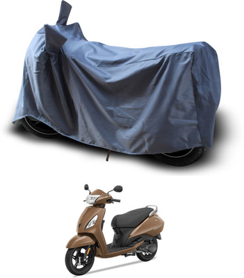 PAGORA Waterproof Two Wheeler Cover for TVS(Jupiter classic, Grey)