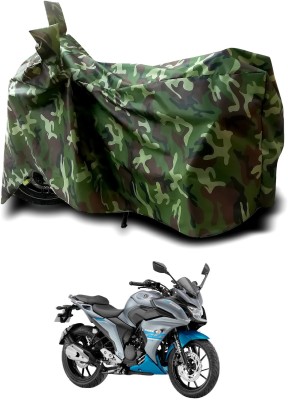 PAGORA Waterproof Two Wheeler Cover for Yamaha(Fazer 25, Green, Multicolor)