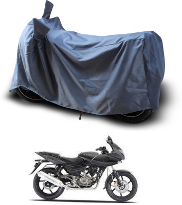 PAGORA Waterproof Two Wheeler Cover for Bajaj(Pulsar 220 DTS-i, Grey)