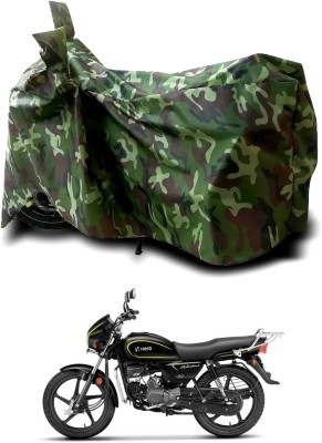 GOSHIV-car and bike accessories Waterproof Two Wheeler Cover for Hero(MotoCorp Splendor Plus, Multicolor)