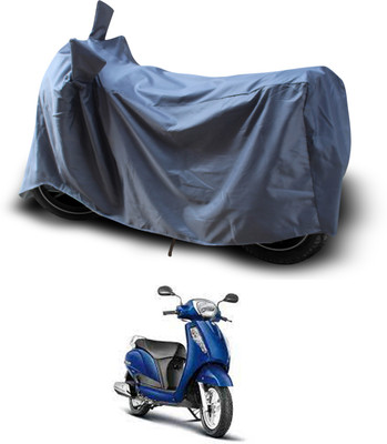 PAGORA Waterproof Two Wheeler Cover for Suzuki(New Access 125, Grey)