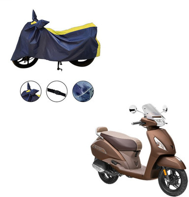 Pop Shade Two Wheeler Cover for TVS(Jupiter classic, Yellow)